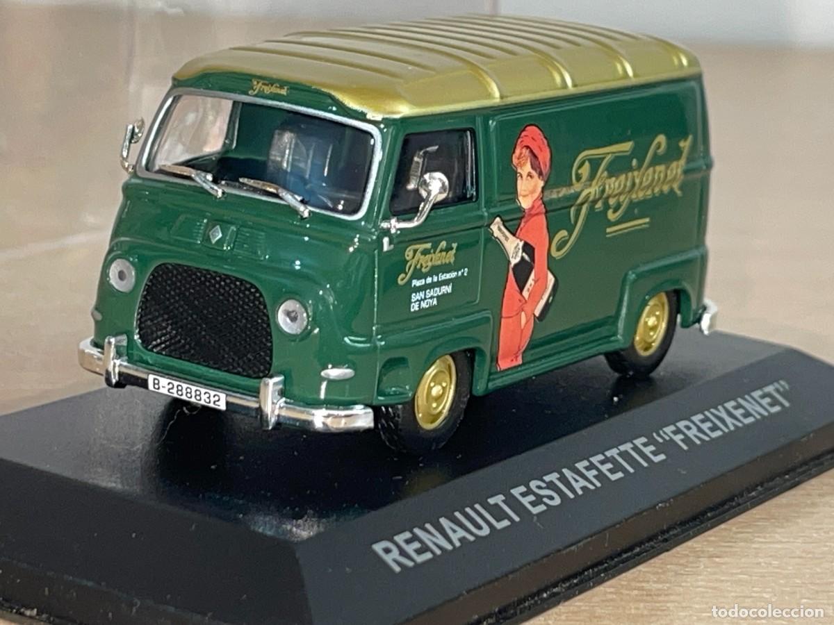 Coches a escala: Furgoneta RENAULT ESTAFETTE FREIXENET matr&iacute;cula Barcelona 1:43 die-cast metal car 1/43 altaya