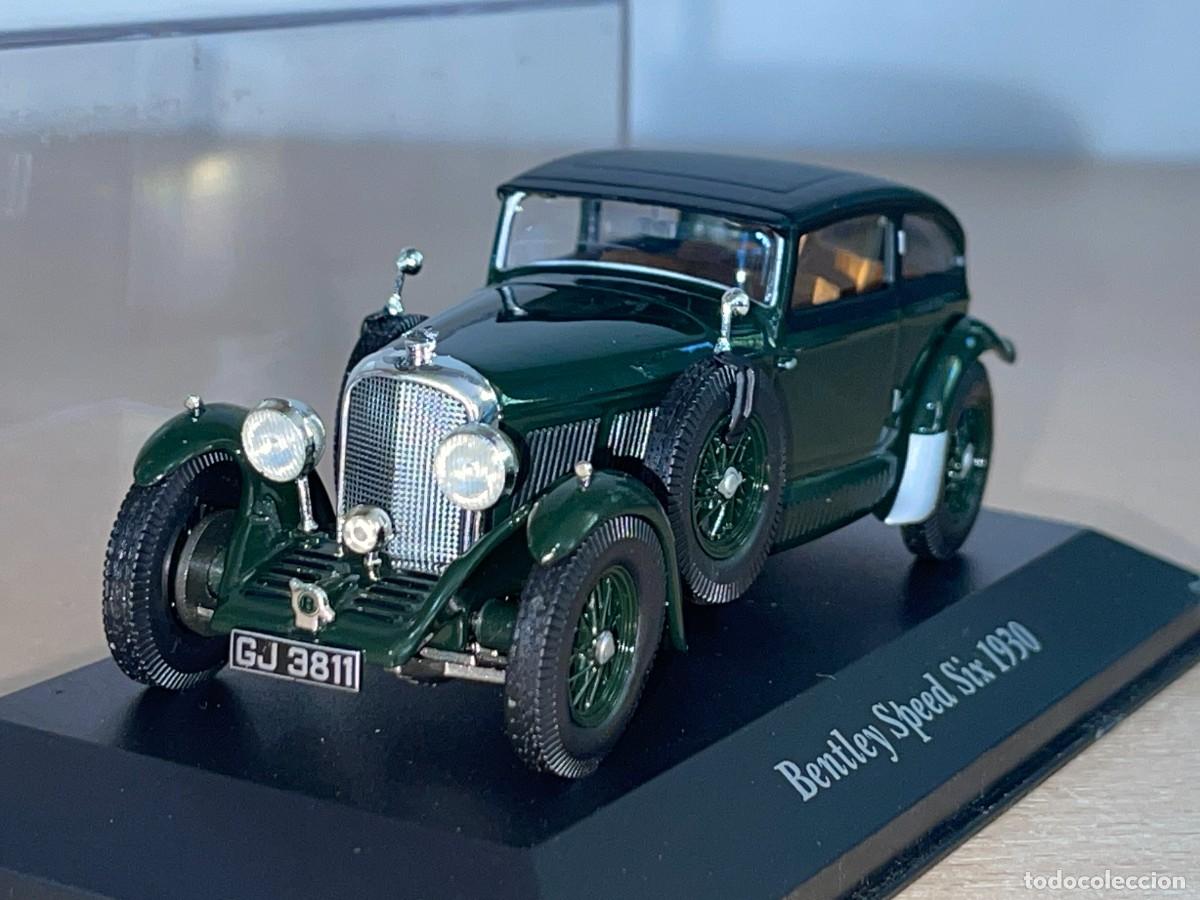 Coches a escala: Coche Bentley Speed Six (1930) verde 1:43 die-cast metal car 1/43 Coches de &Eacute;poca altaya