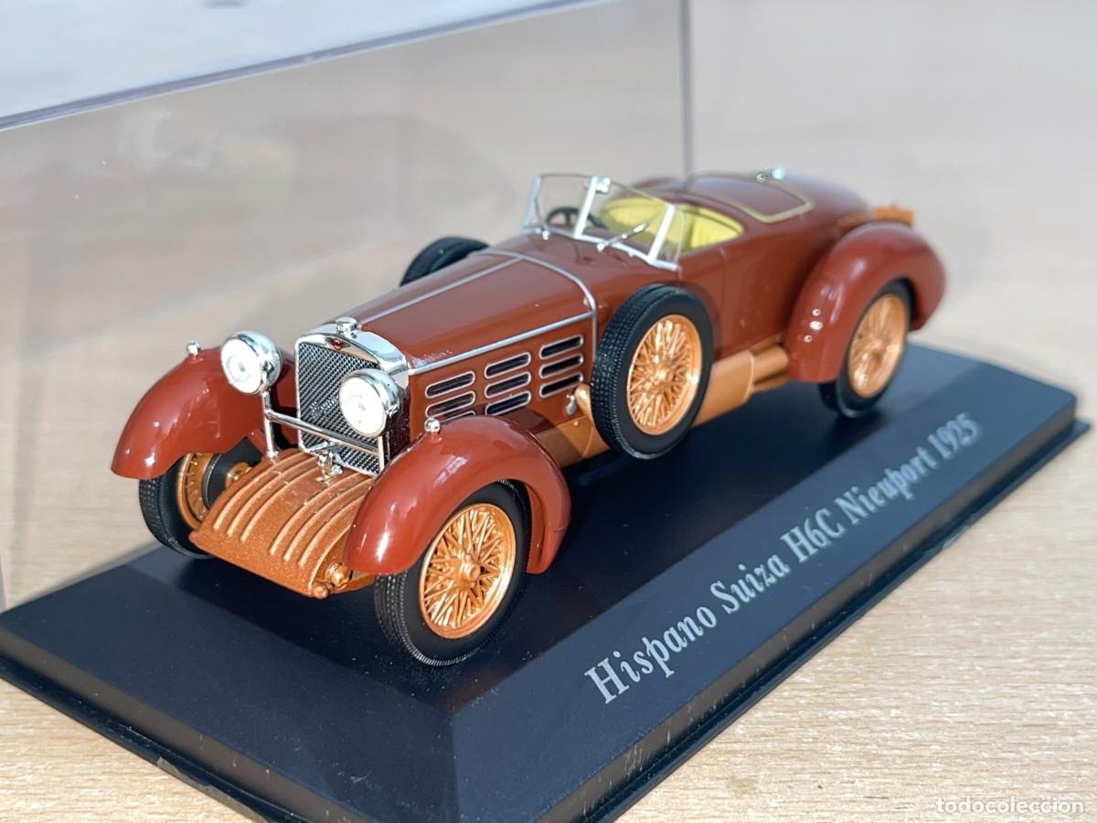 Coches a escala: Coche Hispano Suiza H6C Nieuport (1925) marr&oacute;n 1:43 die-cast metal car 1/43 Coches de &Eacute;poca altaya