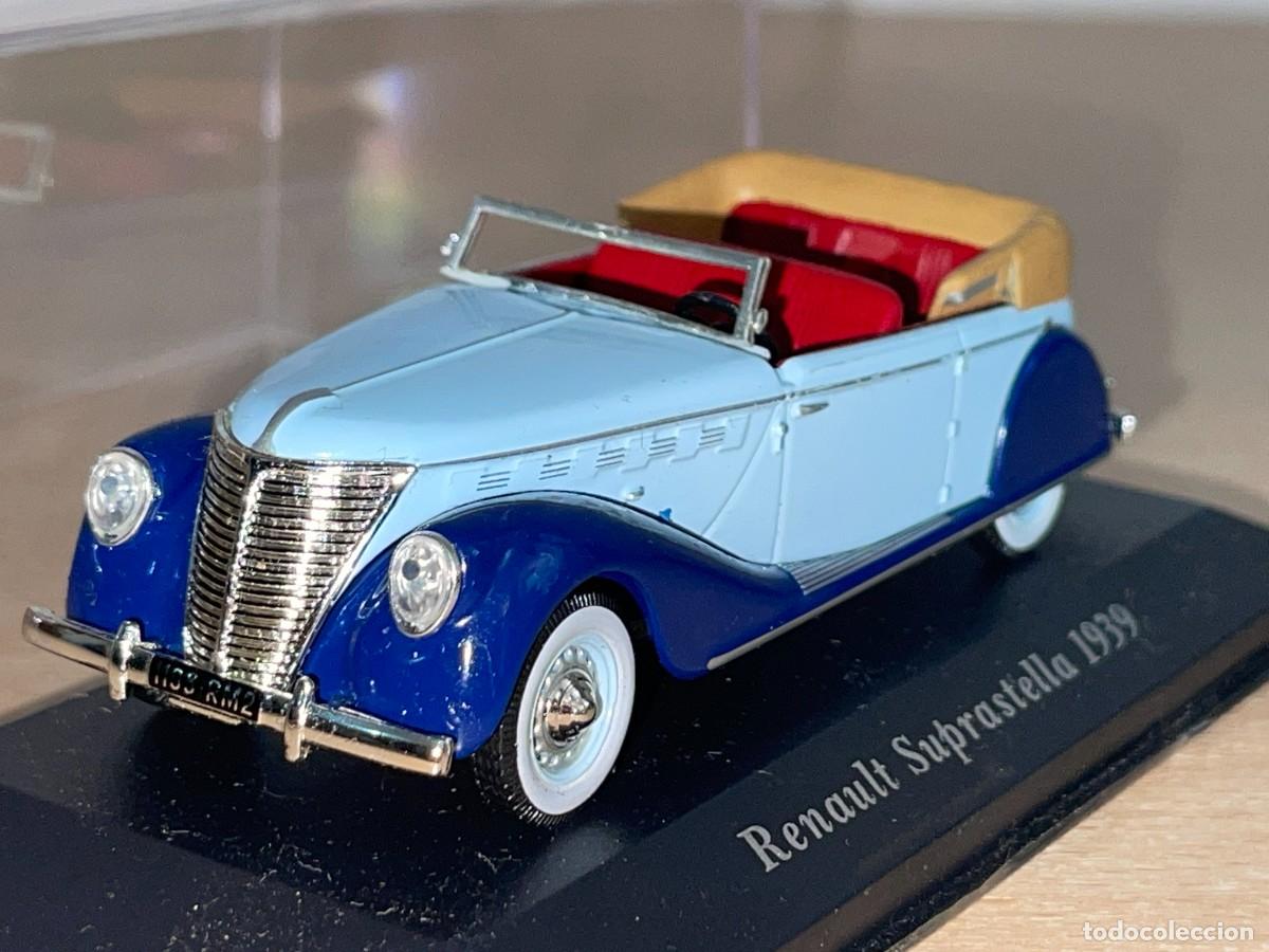 Coches a escala: Coche Renault Suprastella (1939) azul 1:43 die-cast metal car 1/43 Coches de &Eacute;poca altaya