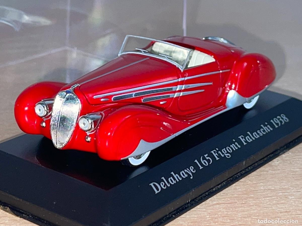 Coches a escala: Coche Delahaye 165 Figoni Falaschi (1938) rojo 1:43 die-cast metal car 1/43 Coches de &Eacute;poca altaya