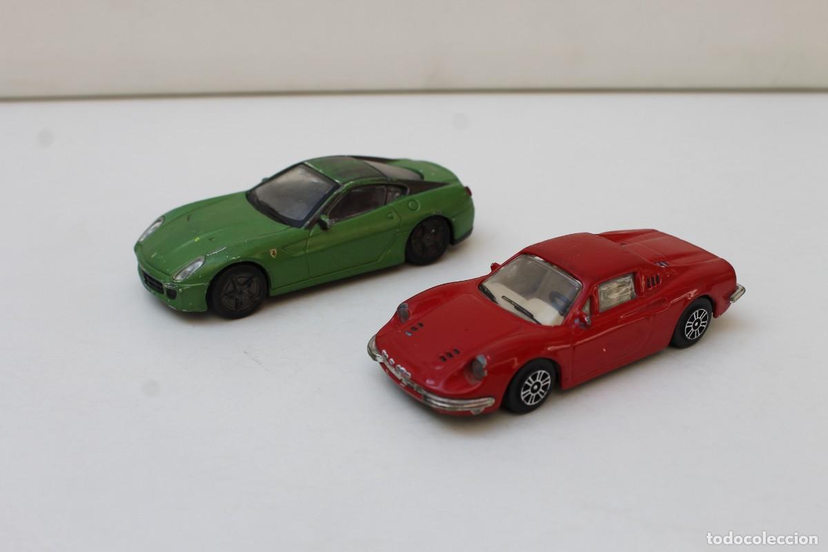 Coches a escala: FERRARI 599 HY- KERS Y FERRARI DINO 246 GT- BURAGO 1/43