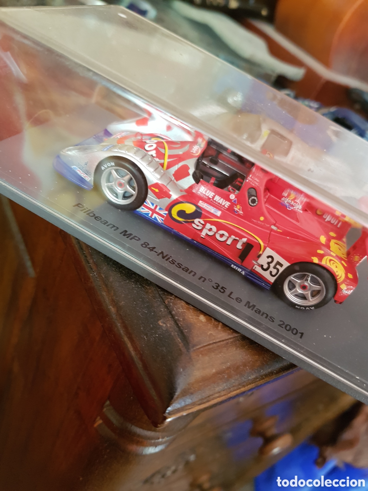 Coches a escala: COCHE NISSAN PILBEAM MP 84 LE MANS 2001
