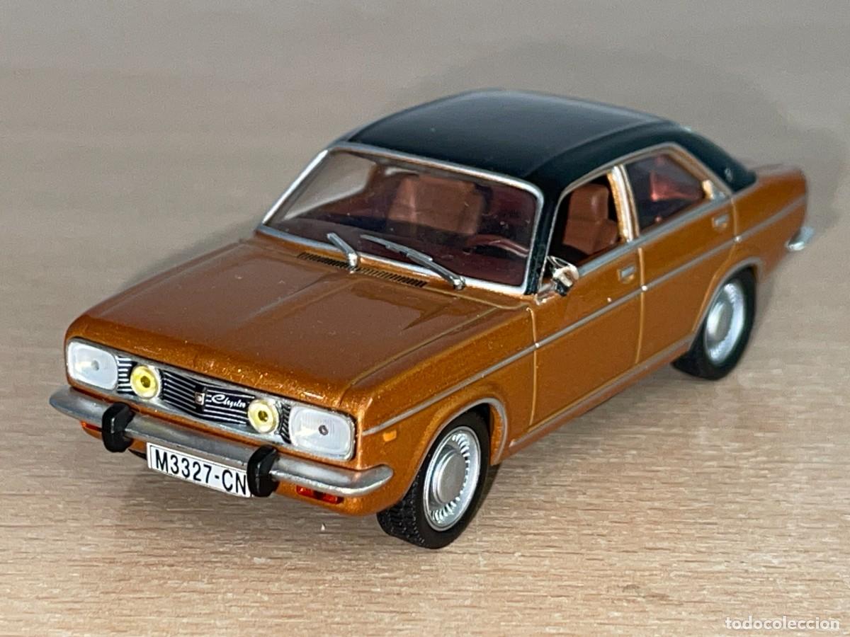 Coches a escala: Coche CHRYSLER 180 (1978) matr&iacute;cula Madrid marr&oacute;n metalizado 1:43 die-cast metal car 1/43 altaya