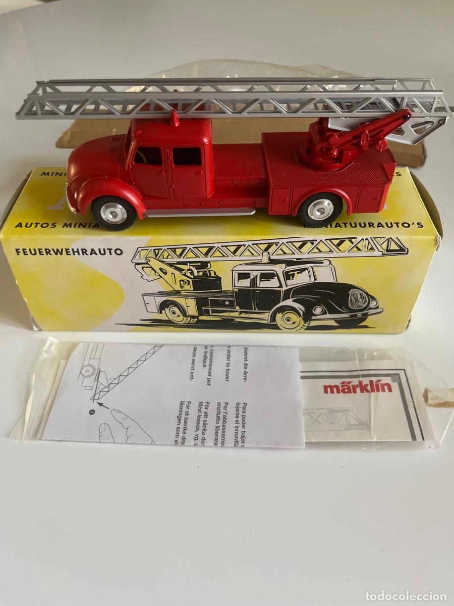 Model Cars: Antiguo a estrenar cami&oacute;n de bomberos Marklin.