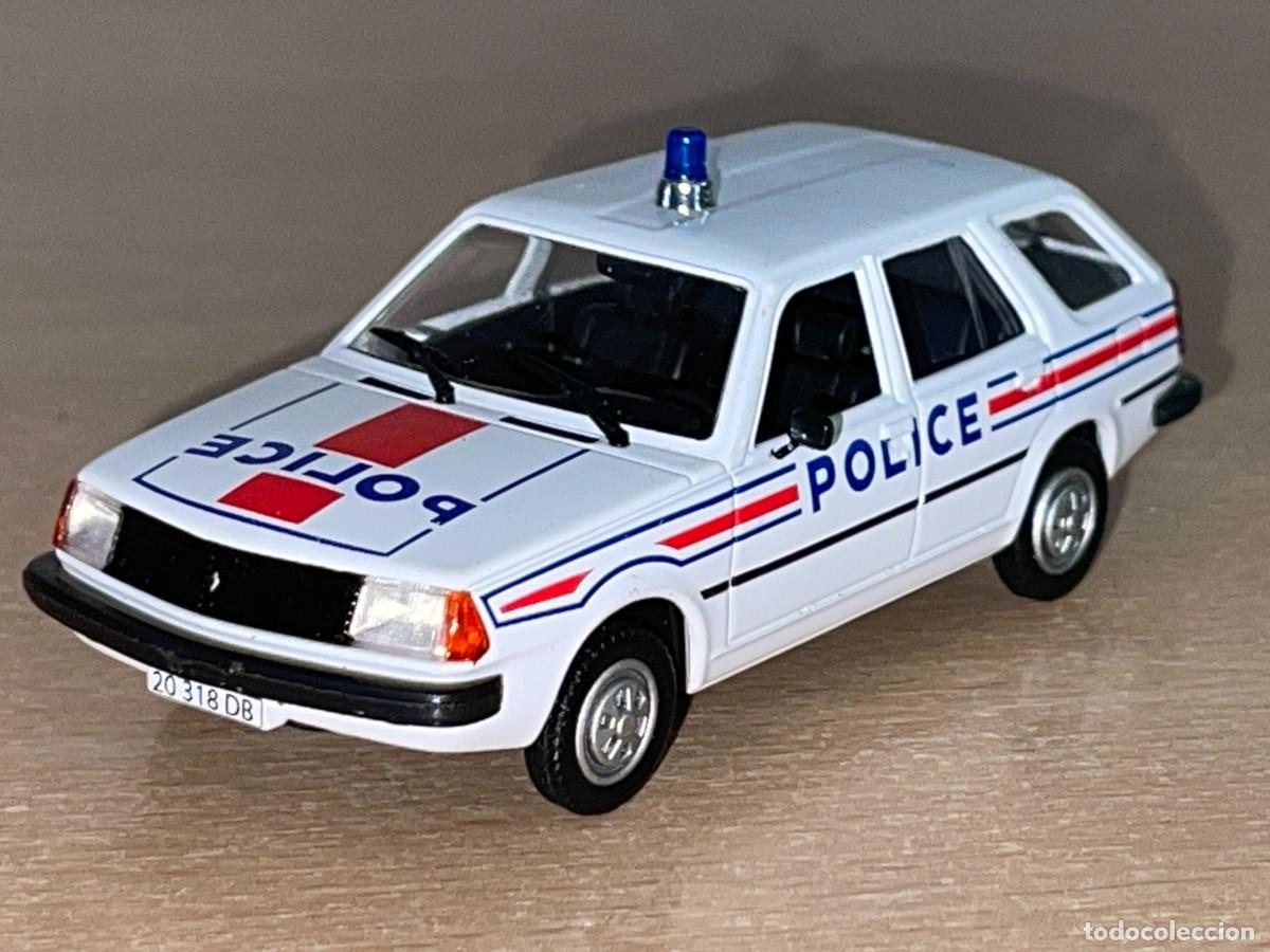 Coches a escala: Coche RENAULT 18 Break Police polic&iacute;a 1:43 die-cast metal car 1/43 Norev