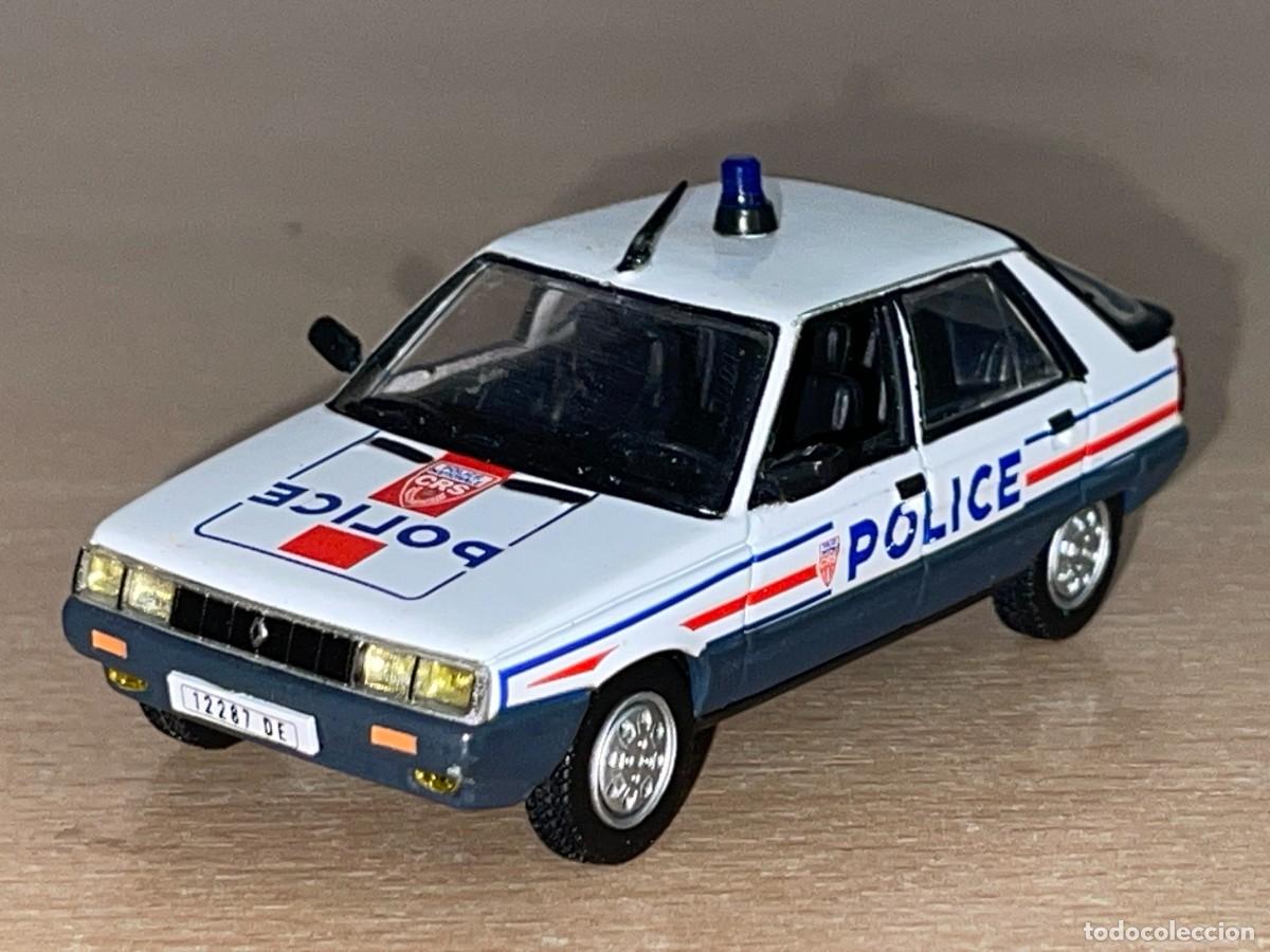 Coches a escala: Coche RENAULT 11 Police Nationale CRS polic&iacute;a 1:43 die-cast metal car 1/43 Norev