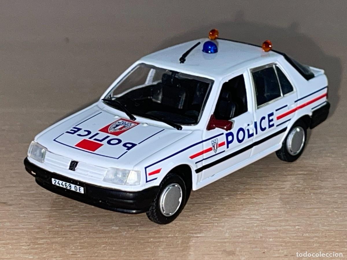 Coches a escala: Coche PEUGEOT 309 Police Nationale polic&iacute;a 1:43 die-cast metal car 1/43 Norev