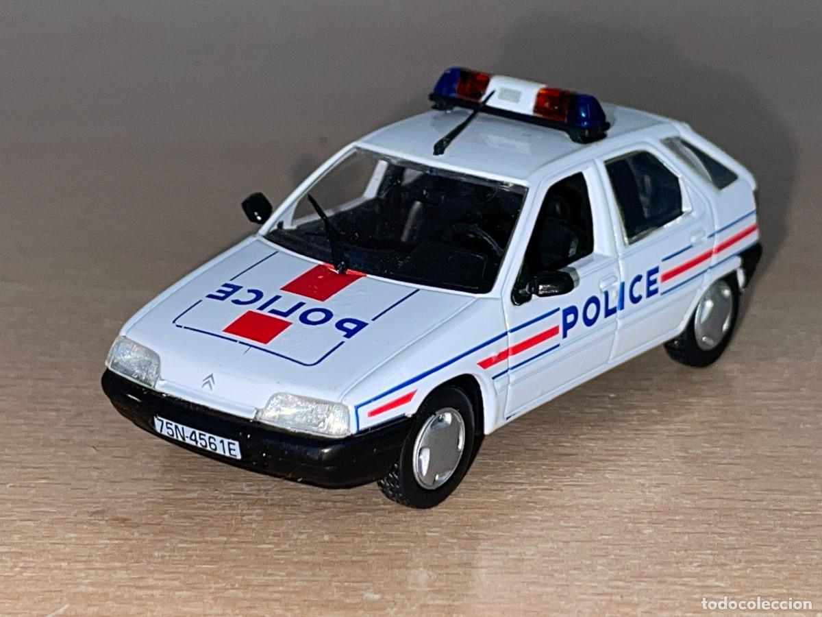 Coches a escala: Coche CITRO&Euml;N ZX Police polic&iacute;a 1:43 die-cast metal car 1/43 Norev