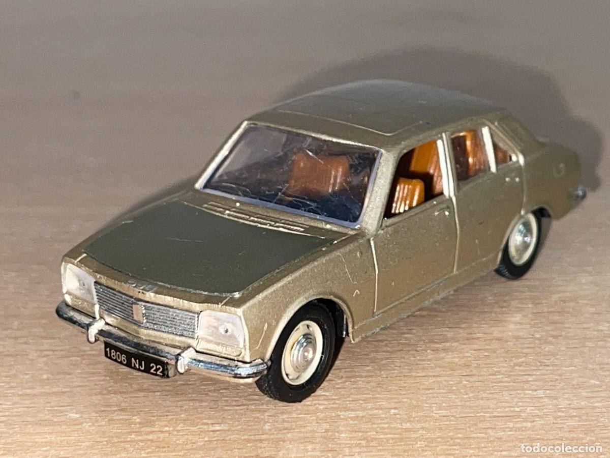 Coches a escala: Coche Les Miniatures Norev PEUGEOT 504 gris metalizado a&ntilde;os 80 1:43 die-cast metal car 1/43