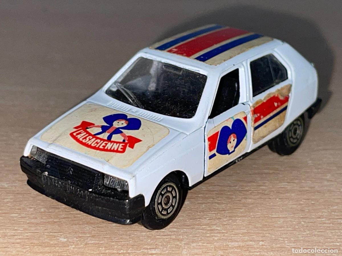 Coches a escala: Coche Jet-Car Norev CITRO&Euml;N VISA L'ALSACIENNE blanco a&ntilde;os 80 1:43 die-cast metal car 1/43