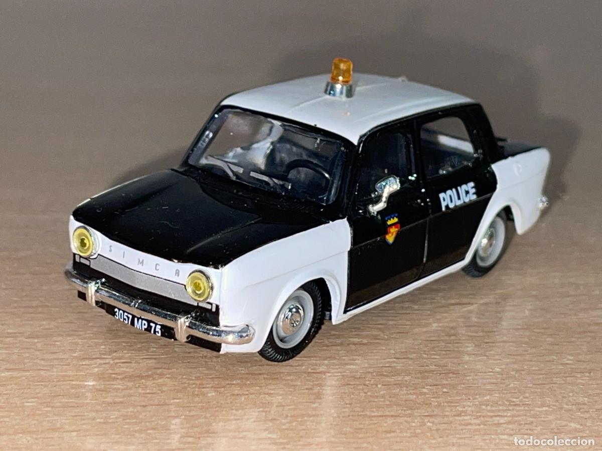 Coches a escala: Coche Les Miniatures de Norev SIMCA 1000 Police N&ordm; 57 1:43 die-cast metal car 1/43 polic&iacute;a