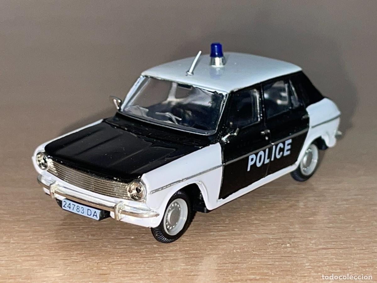 Coches a escala: Coche Les Miniatures de Norev SIMCA 1100 Police 1:43 die-cast metal car 1/43 polic&iacute;a