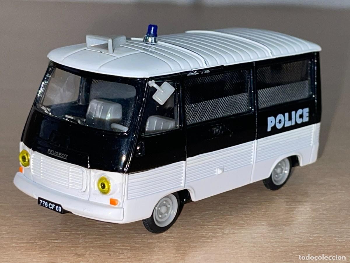Coches a escala: Furgoneta Norev PEUGEOT J7 Police 1:43 die-cast metal car 1/43 polic&iacute;a van