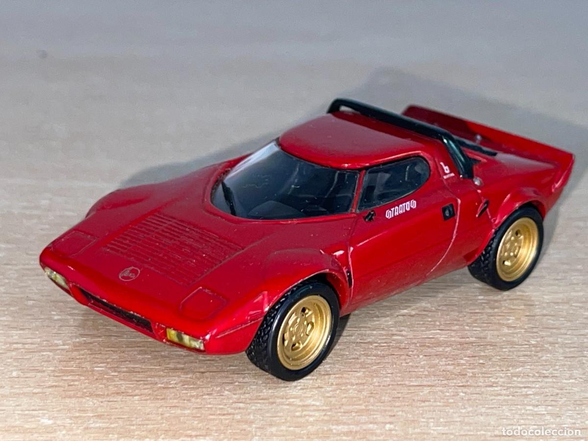 Coches a escala: Coche LANCIA STRATOS Bertone rojo 1:43 die-cast metal car 1/43 descapotable Del Prado