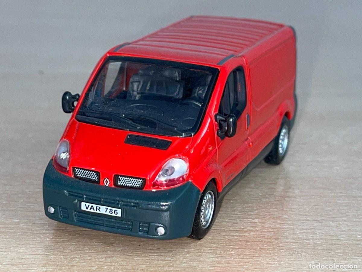 Coches a escala: Furgoneta RENAULT TRAFIC Var 786 roja 1:43 die-cast metal car 1/43 Hongwell van
