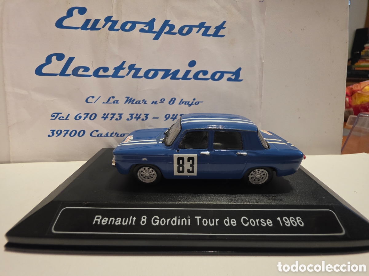 Coches a escala: Renault 8 Gordini Tour de Corse escala 1/43