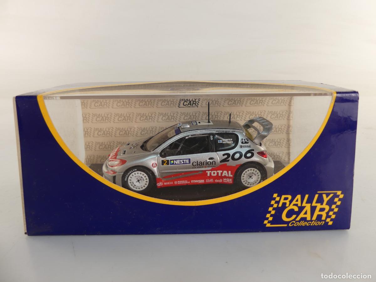 Model Cars: COCHE DE ESCALA 1/43 PEUGEOT 206 WRC RALLY CAR COLLECTION