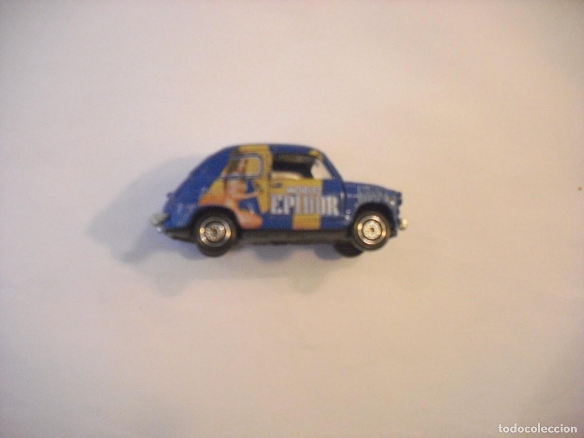 Coches a escala: COCHE DE JUGUETE ESCALA 1:43 . SEAT 600 / CERVEZA MORITZ EPIDOR . AZUL