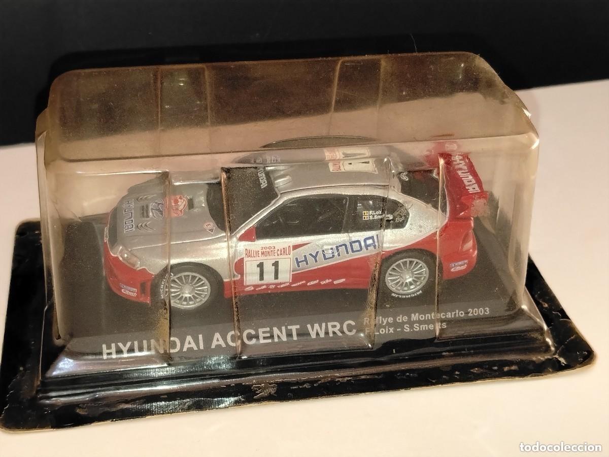 Modellautos: COCHE HYUNDAI ACCENT WRC - RALLYE DE MONTECARLO 2003 (F.LOIX-S.SMETTS) 1:43