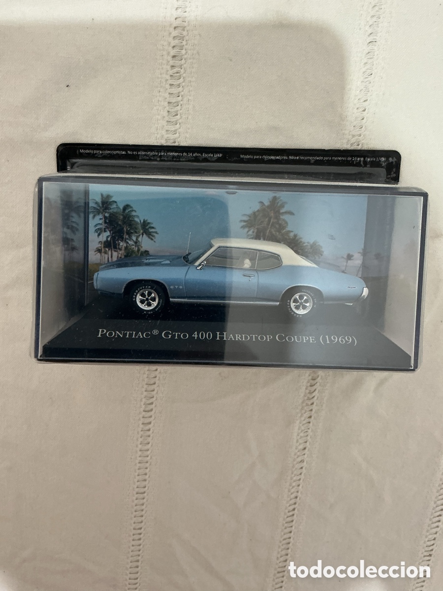 Coches a escala: Pontiac GTO 400 Hardtop Coup&eacute; 1969 &ndash; Escala 1:43 &ndash; Miniatura Oficial GM