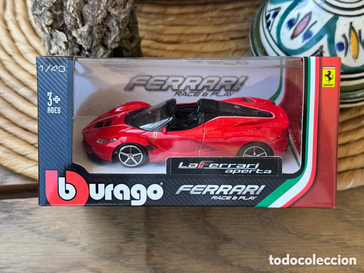 Coches a escala: Ferrari LaFerrari Aperta 1/43 Bburago Race & Play