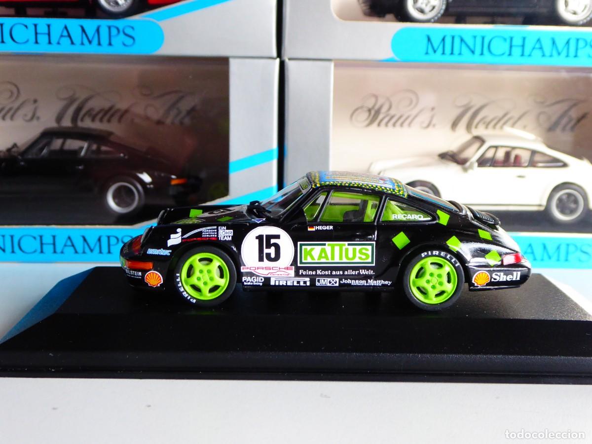 Coches a escala: 1/43 Minichamps Porsche 911 Carrera Kattus Zentrum Koblenz #15 Winner Porsche Cup 1993 Heger