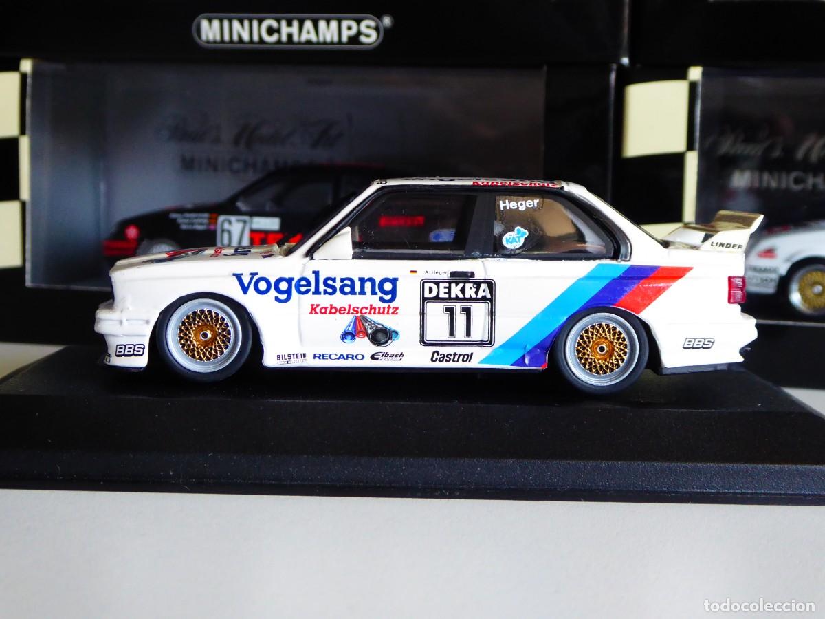 Coches a escala: 1/43 Minichamps BMW M3 E30 Vogelsang Team Linder #11 DTM Heger