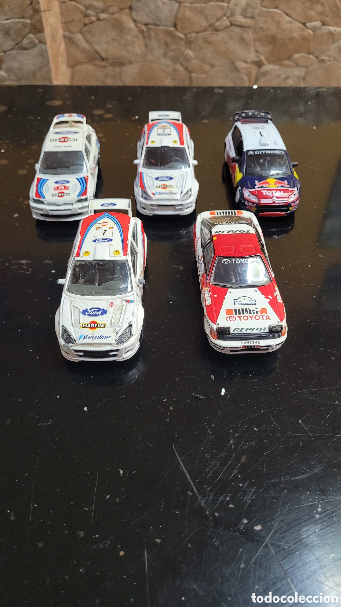 Coches a escala: Lote rally ford toyota citroen