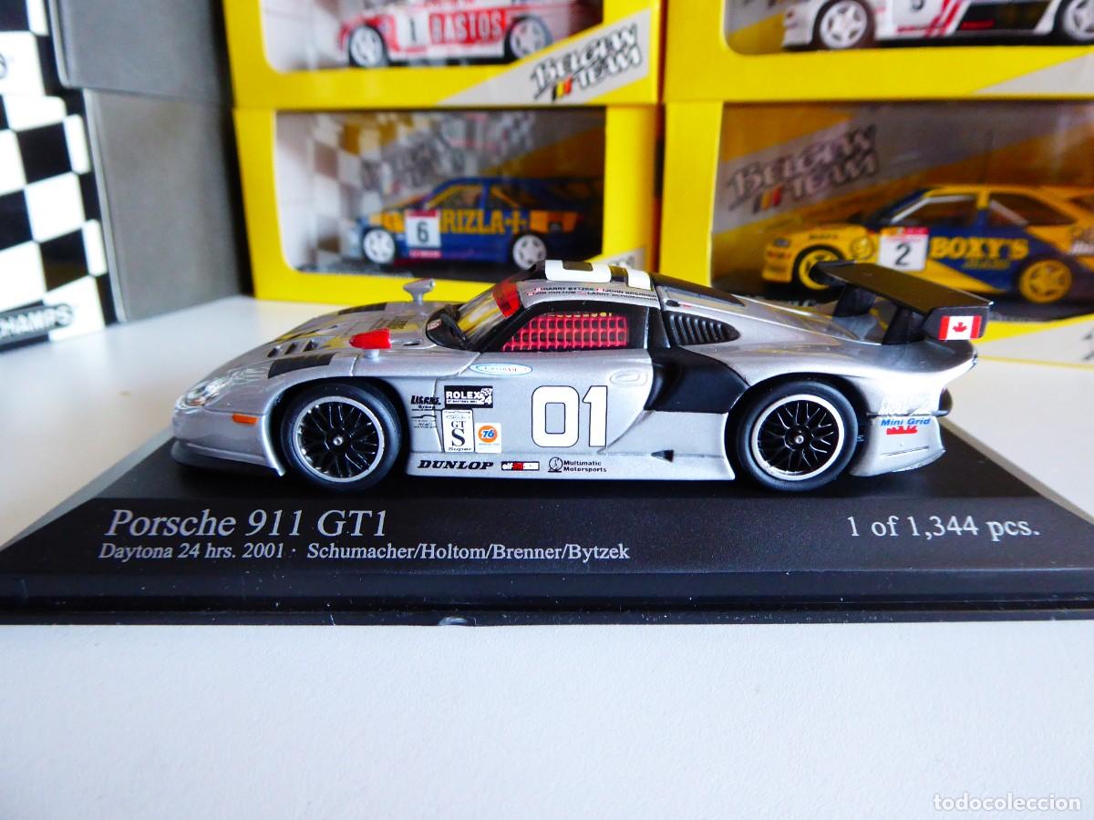 Coches a escala: 1/43 Minichamps Porsche 911 GT1 #01 24H Daytona 2001 Schumacher