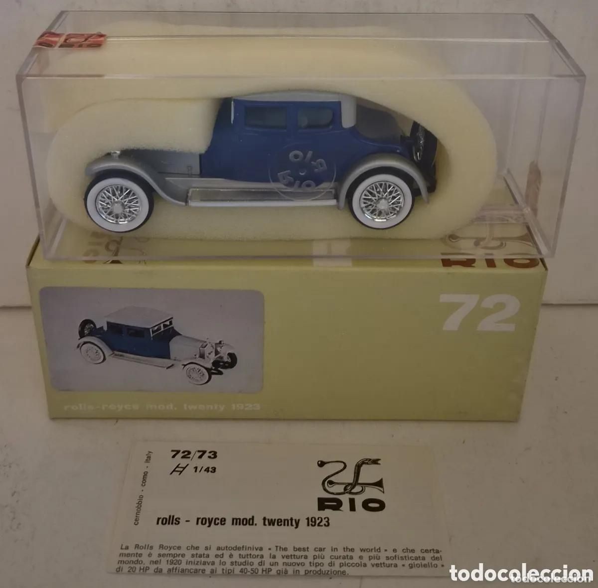 Carros em escala: RIO 72- COCHE ROLLS ROYCE MOD TWENTY 1923 , ESCALA 1:43. NUEVO PRECINTADO