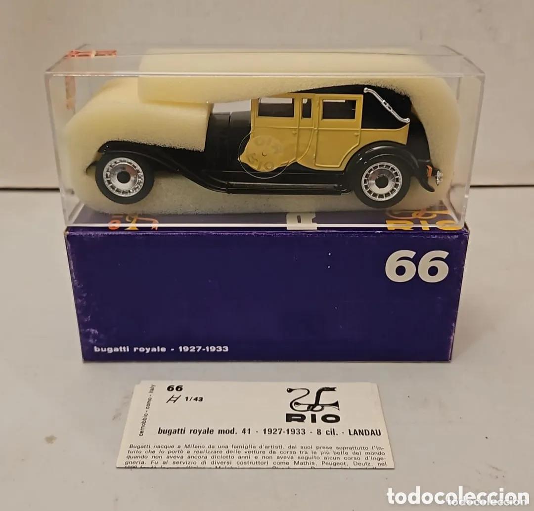 Voitures &agrave; l'&eacute;chelle: RIO 66- COCHE BUGATTI ROYALE 1927-1933, ESCALA 1:43. NUEVO
