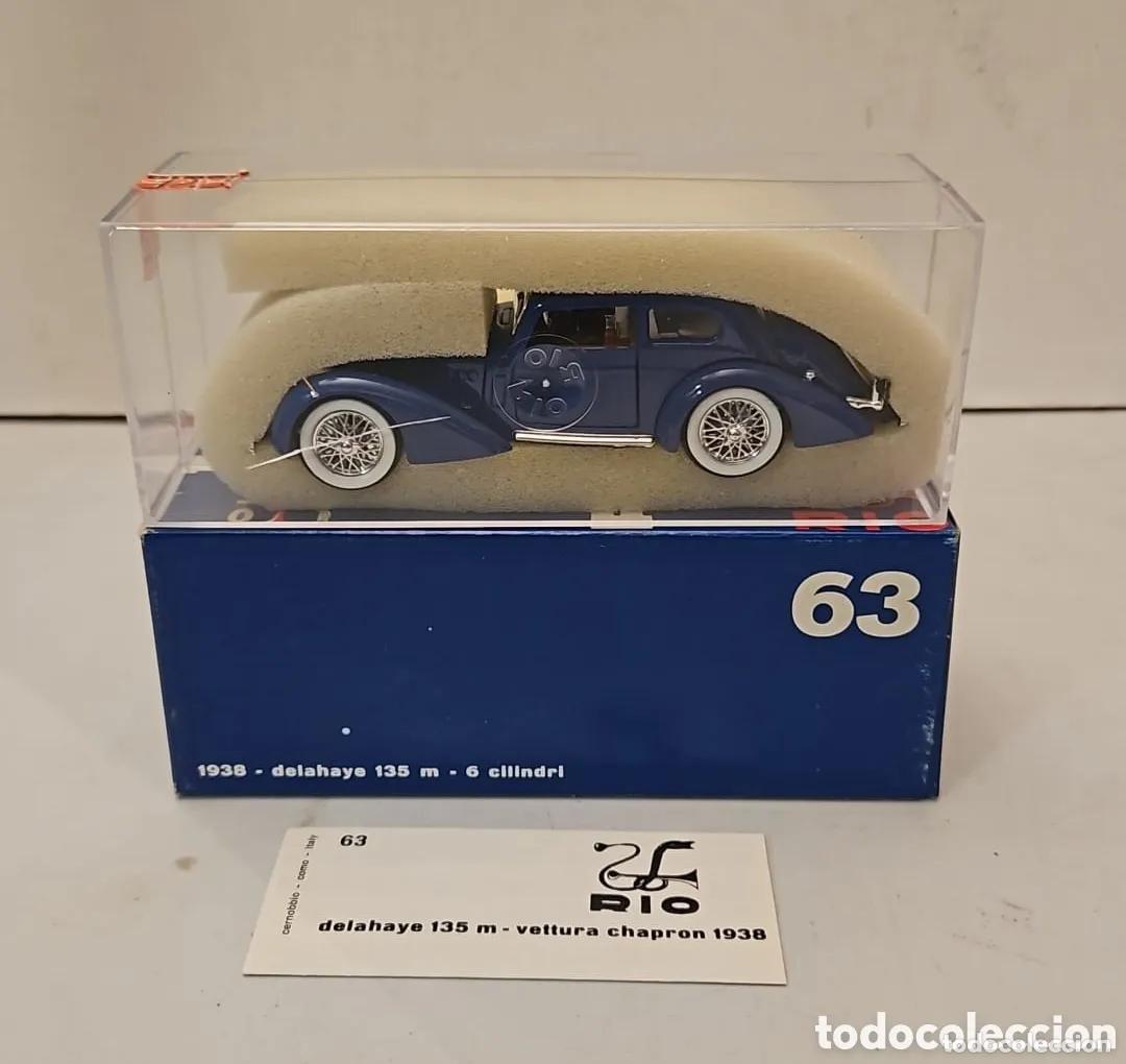 Coches a escala: RIO 63- COCHE DELAHAYE 135m 6 CILINDROS, ESCALA 1:43. NUEVO