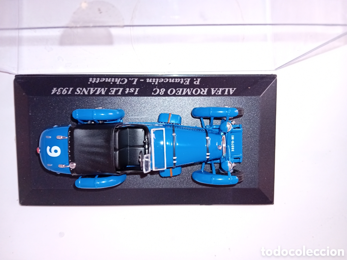 Coches a escala: Alfa Romeo 8C 2300 - Ganador Le Mans 1934 #6 (Etancelin/Chinetti) - 1:43 IXO Models