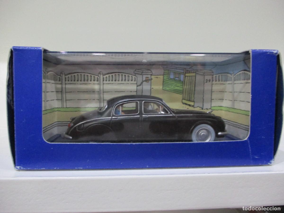 Coches a escala: COCHE TINTIN - JAGUAR MARK I CON FOLLETO - STOCK DE COQUE -ATLAS - ESCALA 1/43 - NUEVO