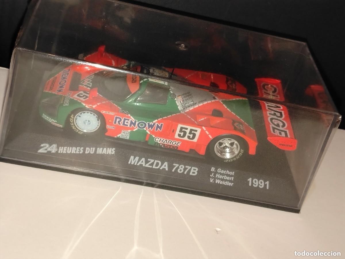 Coches a escala: COCHE COMPETICI&Oacute;N MAZDA 787B A&Ntilde;O 1991-B.GACHOT - 24H LE MANS 1:43 IXO
