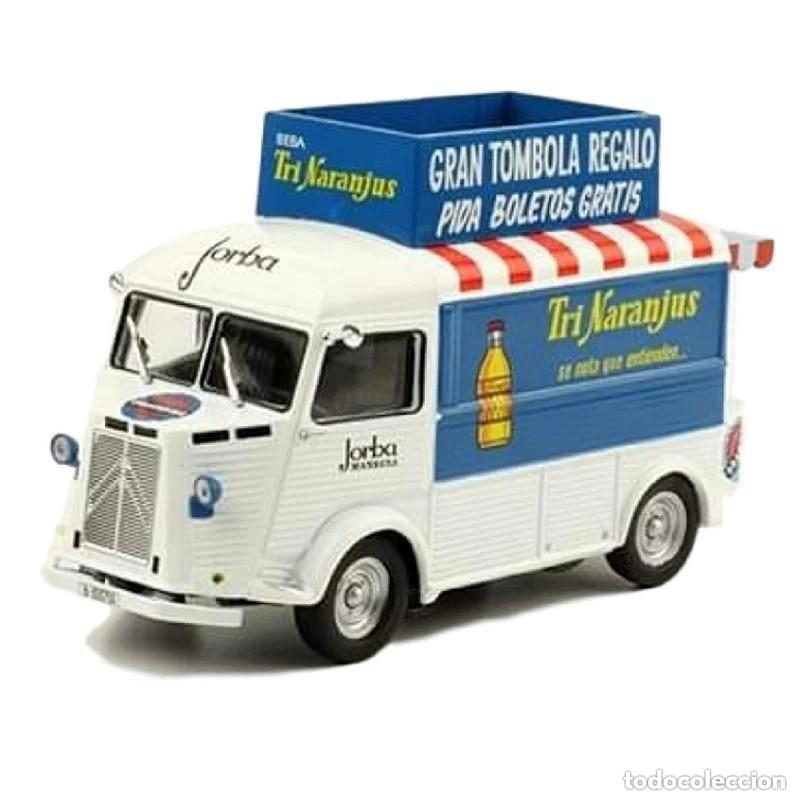 Coches a escala: CITROEN TYPE H TRINARANJUS FOOD TRUCK 1:43 DIECAST Furgoneta