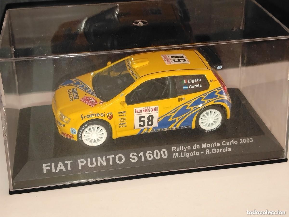 Coches a escala: COCHE FIAT PUNTO S1600 - RALLYE DE MONTE CARLO 2003 (M.LIGATO-R.GARCIA) 1:43
