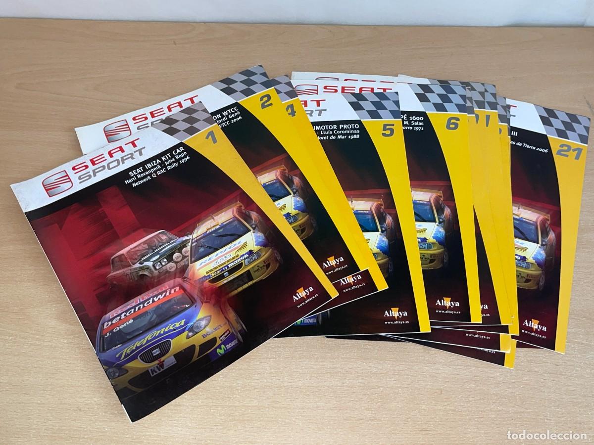 Coches a escala: Colecci&oacute;n SEAT SPORT 13 Fasc&iacute;culos Ediciones Altaya 1:43 a&ntilde;o 2009 Ibiza Marbella Leon 124 1430 600