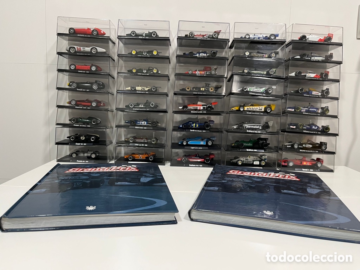 Coches a escala: 40 Coches F1 escala 1:43 Colecci&oacute;n Grand Prix