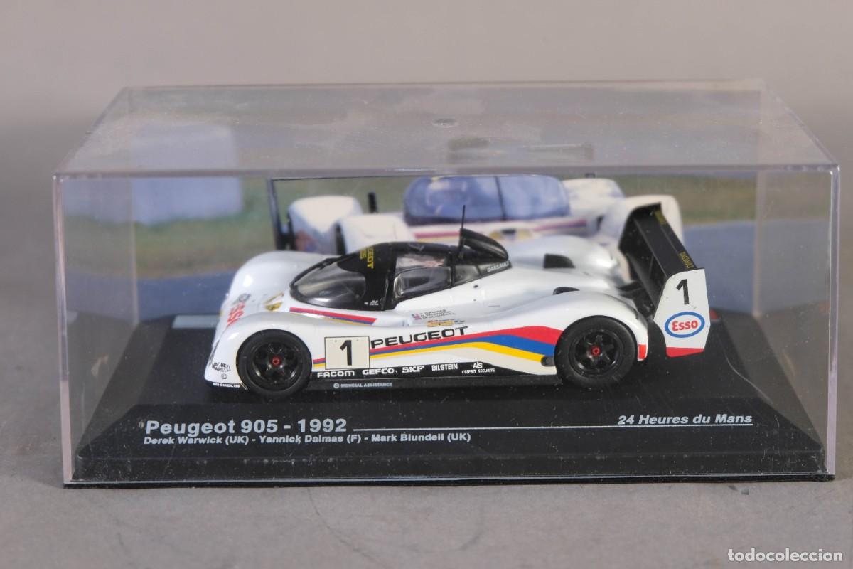 Coches a escala: R&eacute;plica coche de carreras Peugeot 905-1992 - ALTAYA escala 1:43
