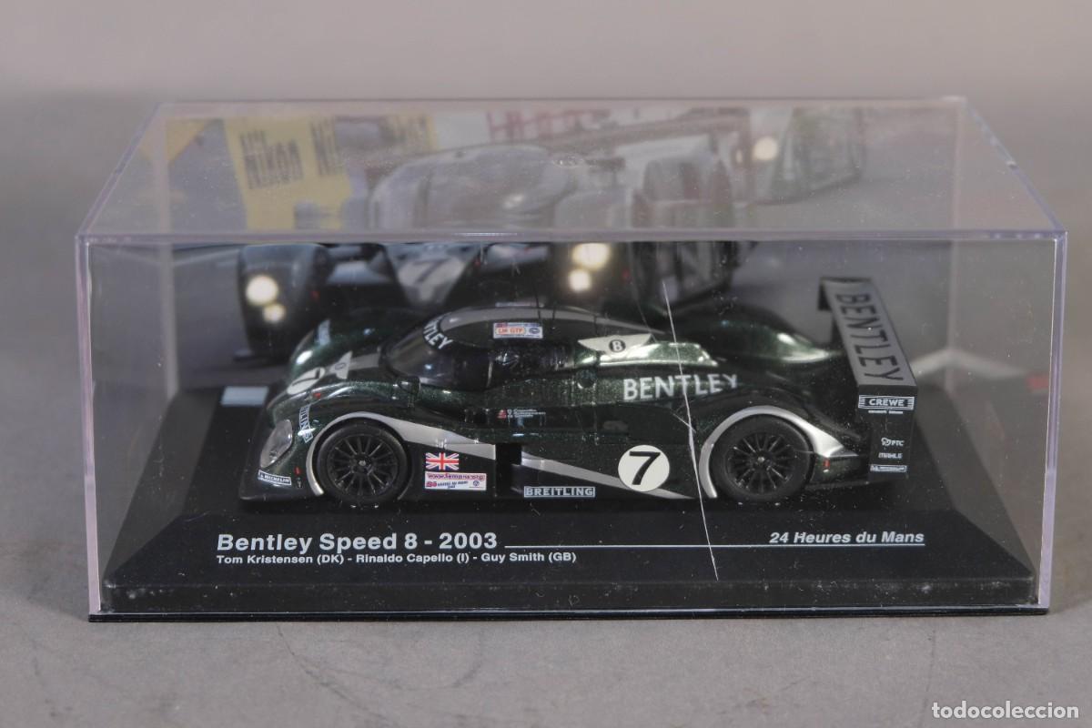 Coches a escala: R&eacute;plica coche de carreras Bentley Speed 8 2003 - ALTAYA escala 1:43