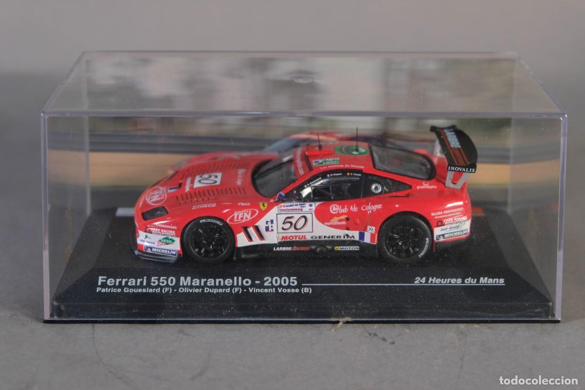 Coches a escala: R&eacute;plica coche de carreras Ferrari 550 Maravello 2005 - ALTAYA escala 1:43
