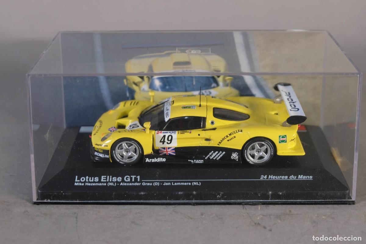 Coches a escala: R&eacute;plica coche de carreras Lotus Elise GT1 - ALTAYA escala 1:43