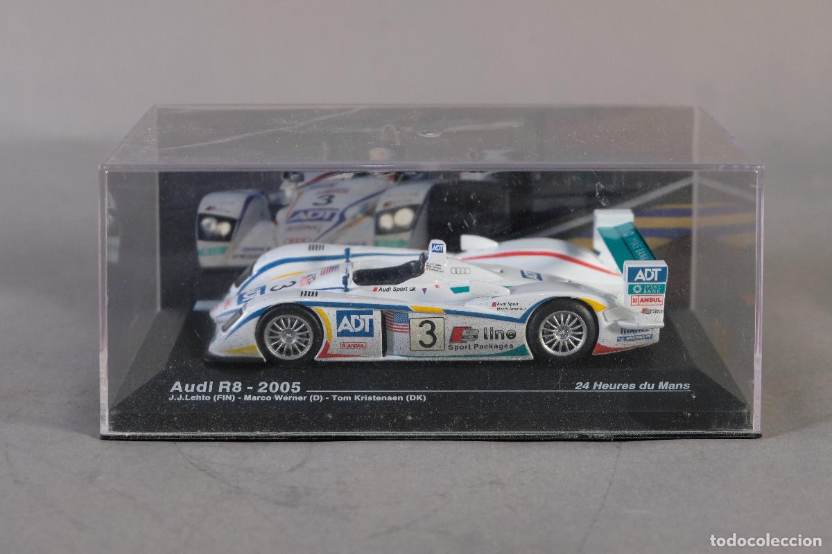 Coches a escala: R&eacute;plica coche de carreras Audi R8 2005 - ALTAYA escala 1:43