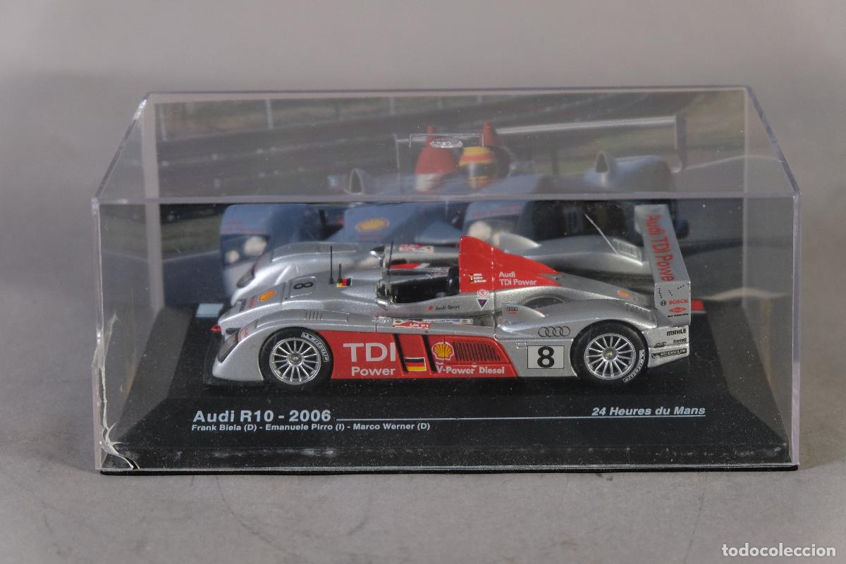 Coches a escala: R&eacute;plica coche de carreras Audi R10 2006 - ALTAYA escala 1:43