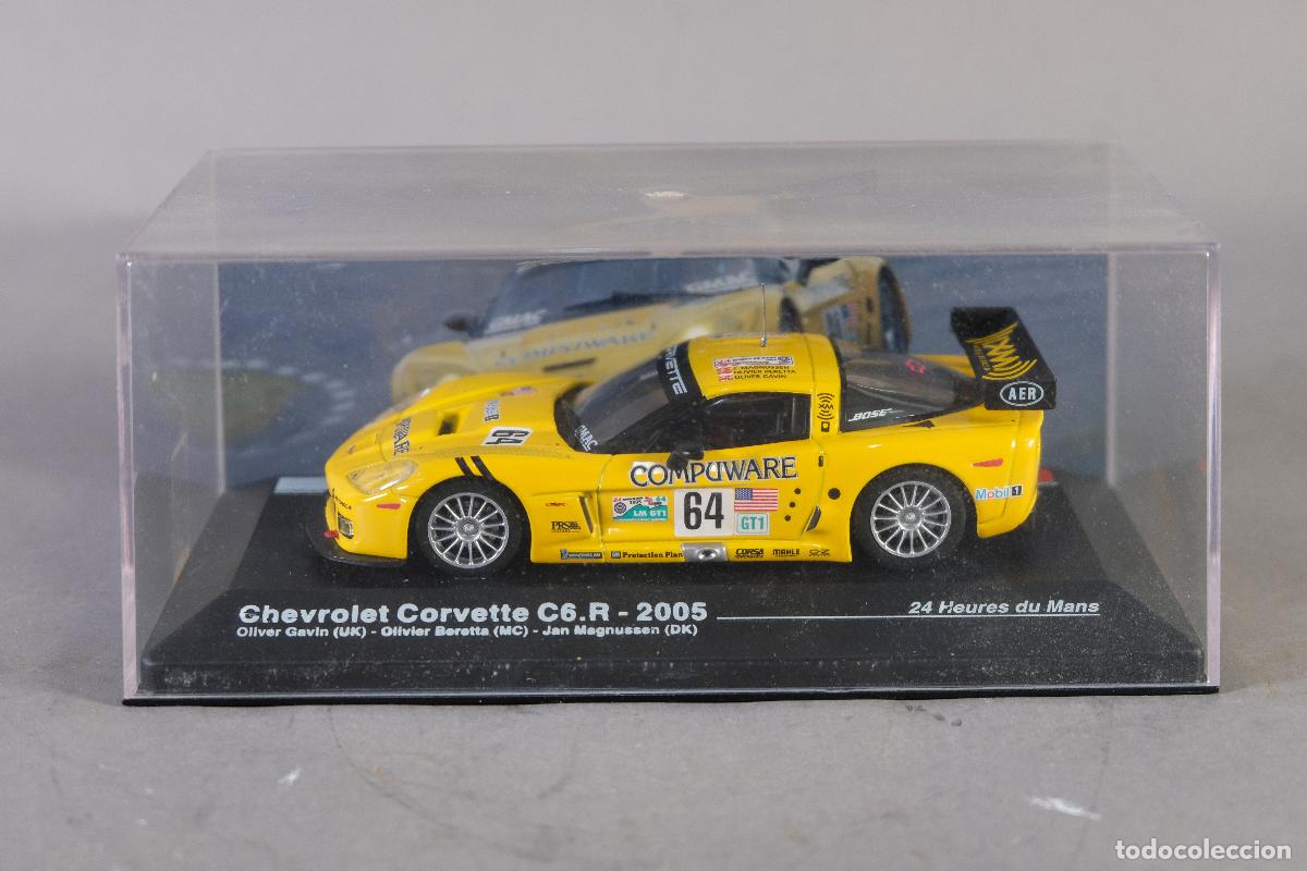 Coches a escala: R&eacute;plica coche de carreras Corvette C6R 2005 - ALTAYA escala 1:43