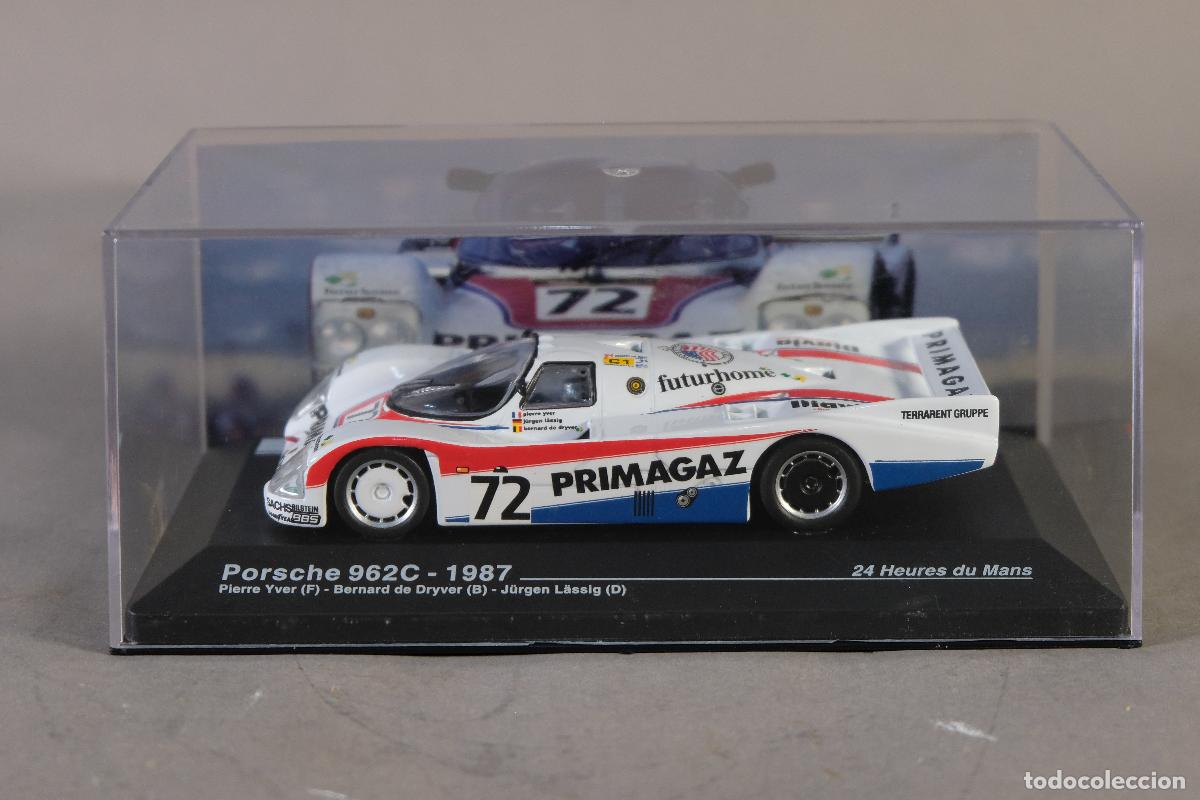 Coches a escala: R&eacute;plica coche de carreras Porsche 962C 1987 - ALTAYA escala 1:43