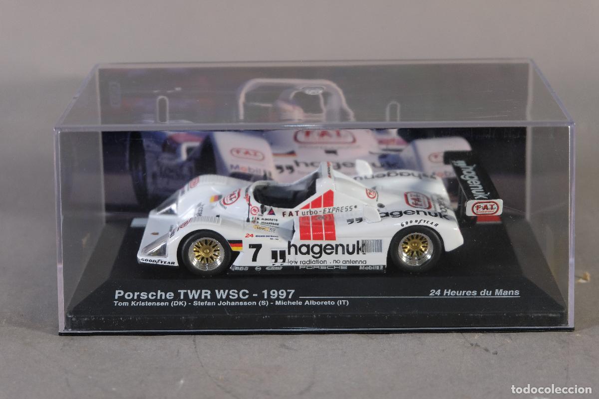 Coches a escala: R&eacute;plica coche de carreras Porsche TWR WSC 1997 - ALTAYA escala 1:43
