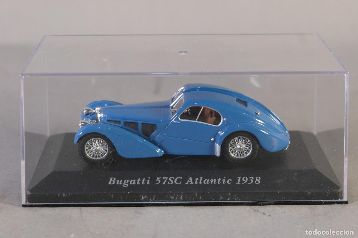 Coches a escala: R&eacute;plica coche Bugatti 57SC Atlantic 1958 - ALTAYA escala 1:43
